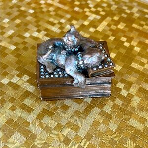Berebi Bronze ‘Cats on Books’ Limited Edition Trinket Box